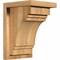 Ekena Millwork Pescadero Rough Sawn Corbel w/Backplate, Western Red Cedar, 8"W x 8"D x 12"H COR08X08X12PEC01RWR - alternate 1